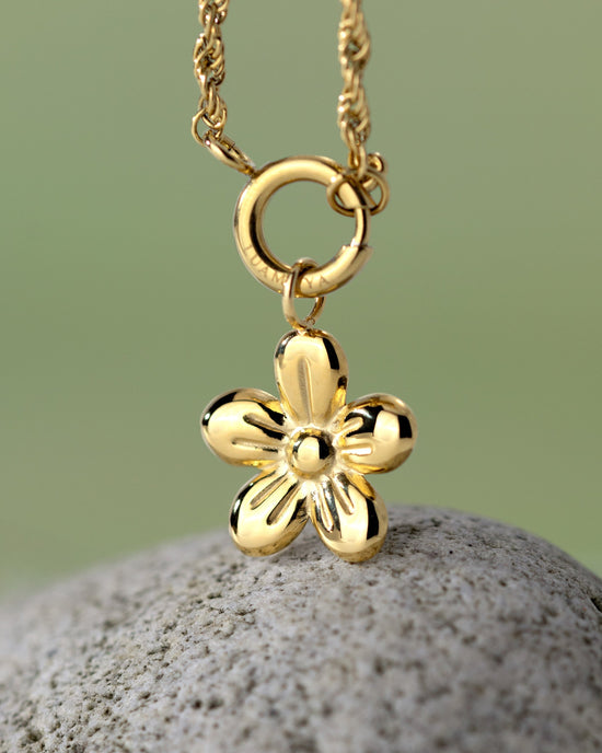 Blossom Rope Chain Collana Set Oro Rosa
