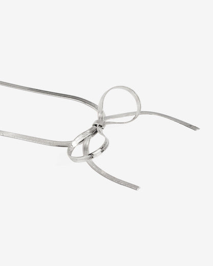 Sweet Bow Collana Argento