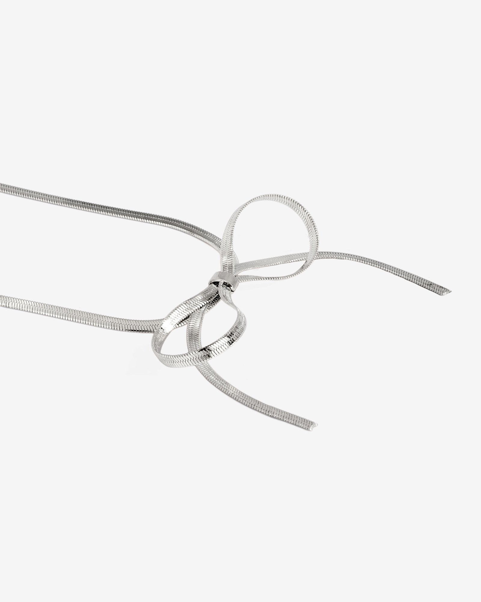 Sweet Bow Collana Argento