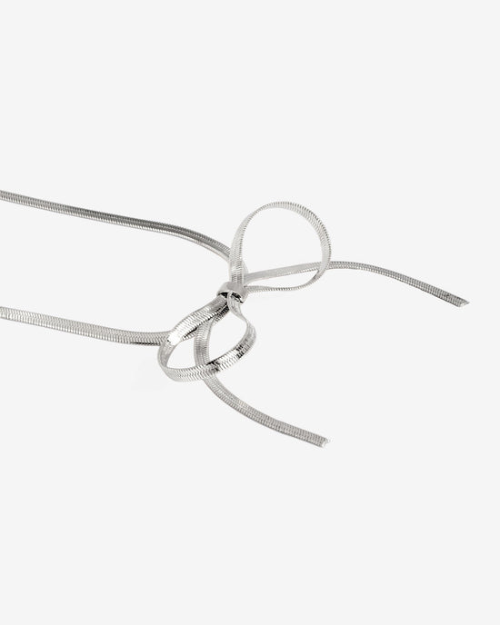 Sweet Bow Collana Argento