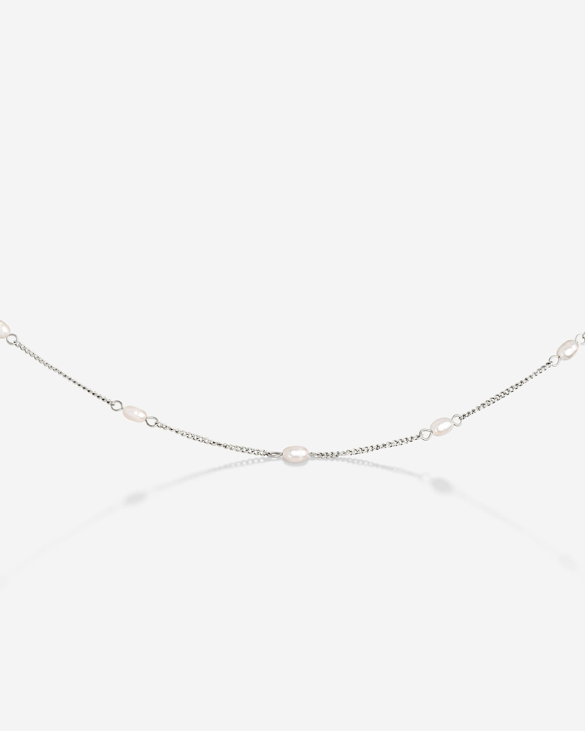 Pearl after Pearl Choker Argento
