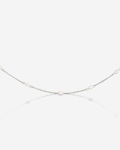Pearl after Pearl Choker Argento