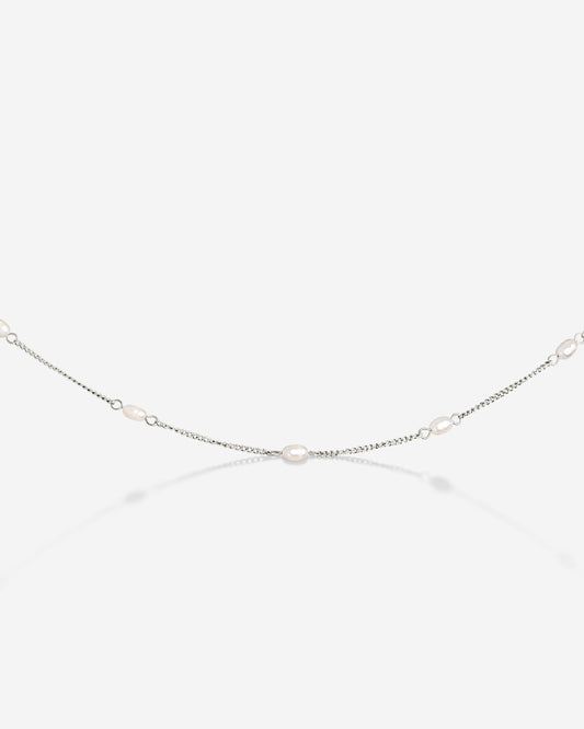 Pearl after Pearl Choker Argento