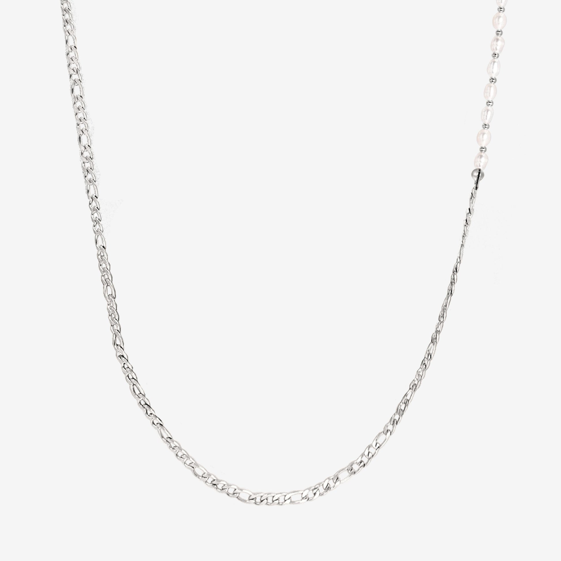 Catena per occhiali da sole Pearly Argento