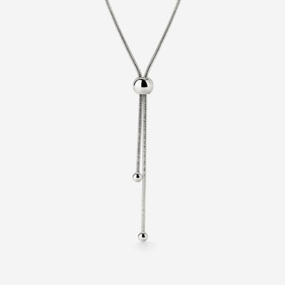 Simple Elegance Y-Collana Argento