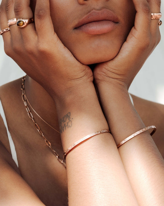 Desert Glow Bracciale Oro Rosa