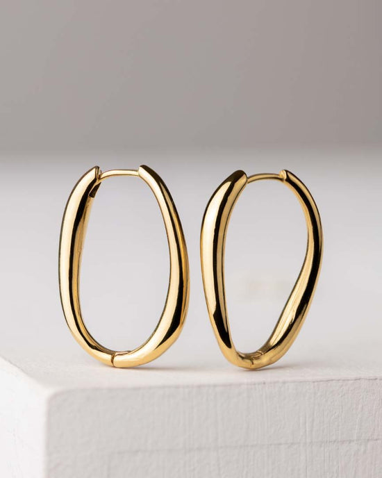 Timeless Oval Orecchini Oro Rosa