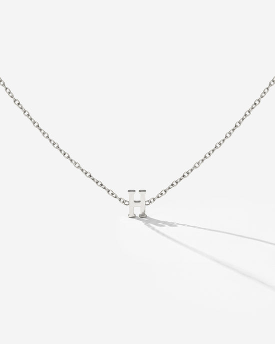 Tiny Letter Necklace