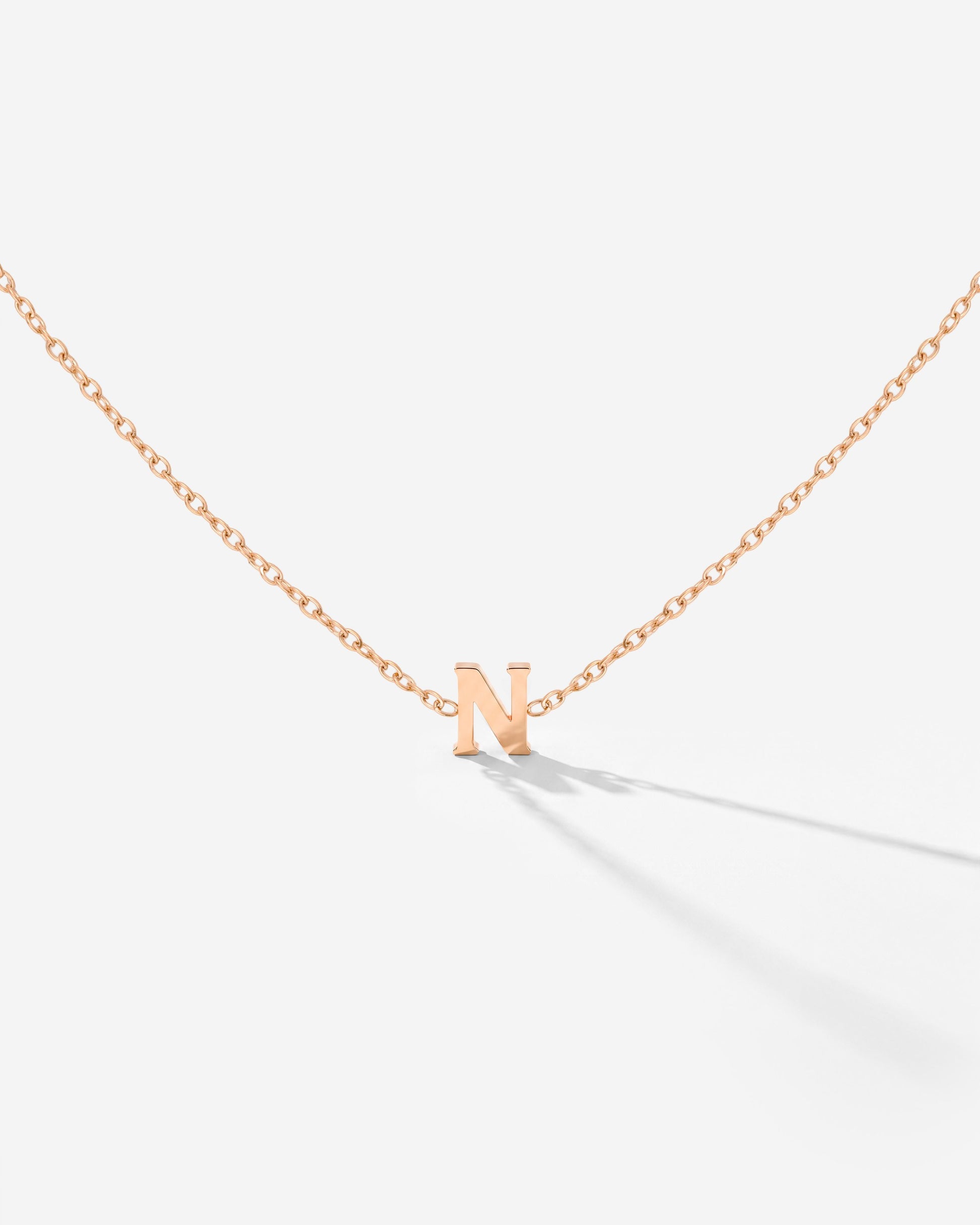 Tiny Letter Necklace