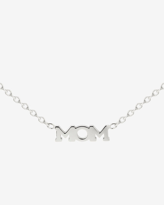 Mom Forever Collana Argento