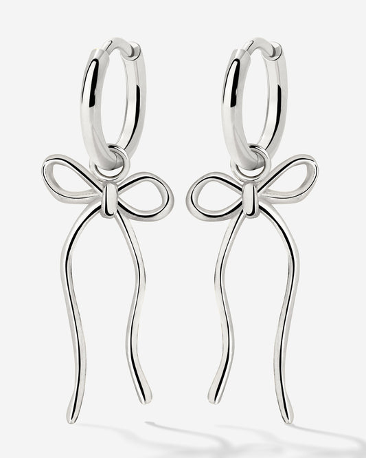 Lovely Loop Hoop Set Small Argento