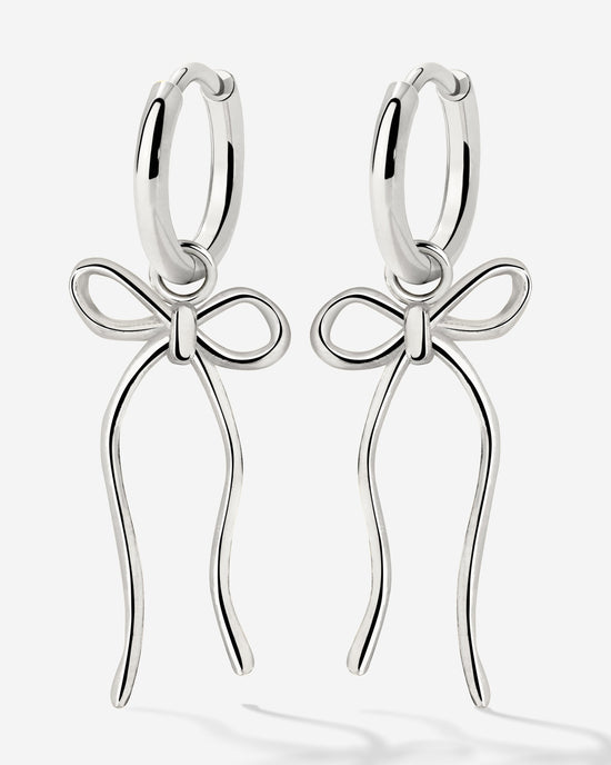 Lovely Loop Hoop Set Small Argento