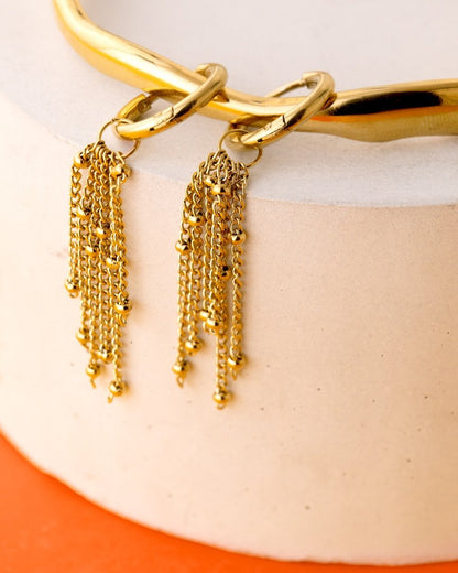 Chain Overload Hoop Set Small Argento
