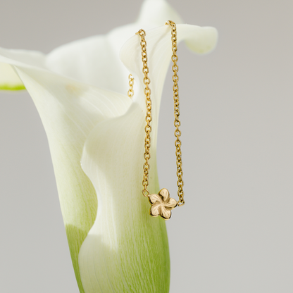 Floral Glow Choker Argento