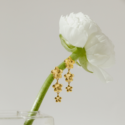 Floral Trinity Orecchini Argento