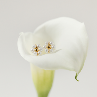 Daisy Orecchini Oro Rosa