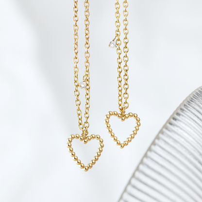 Heart of Gold Collana Argento