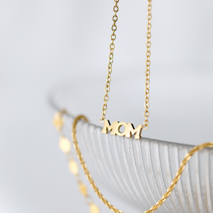 Mom Forever Collana Oro Rosa