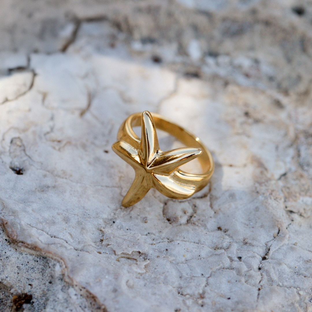 Sea Star Anello Oro