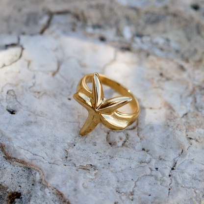 Sea Star Anello Oro