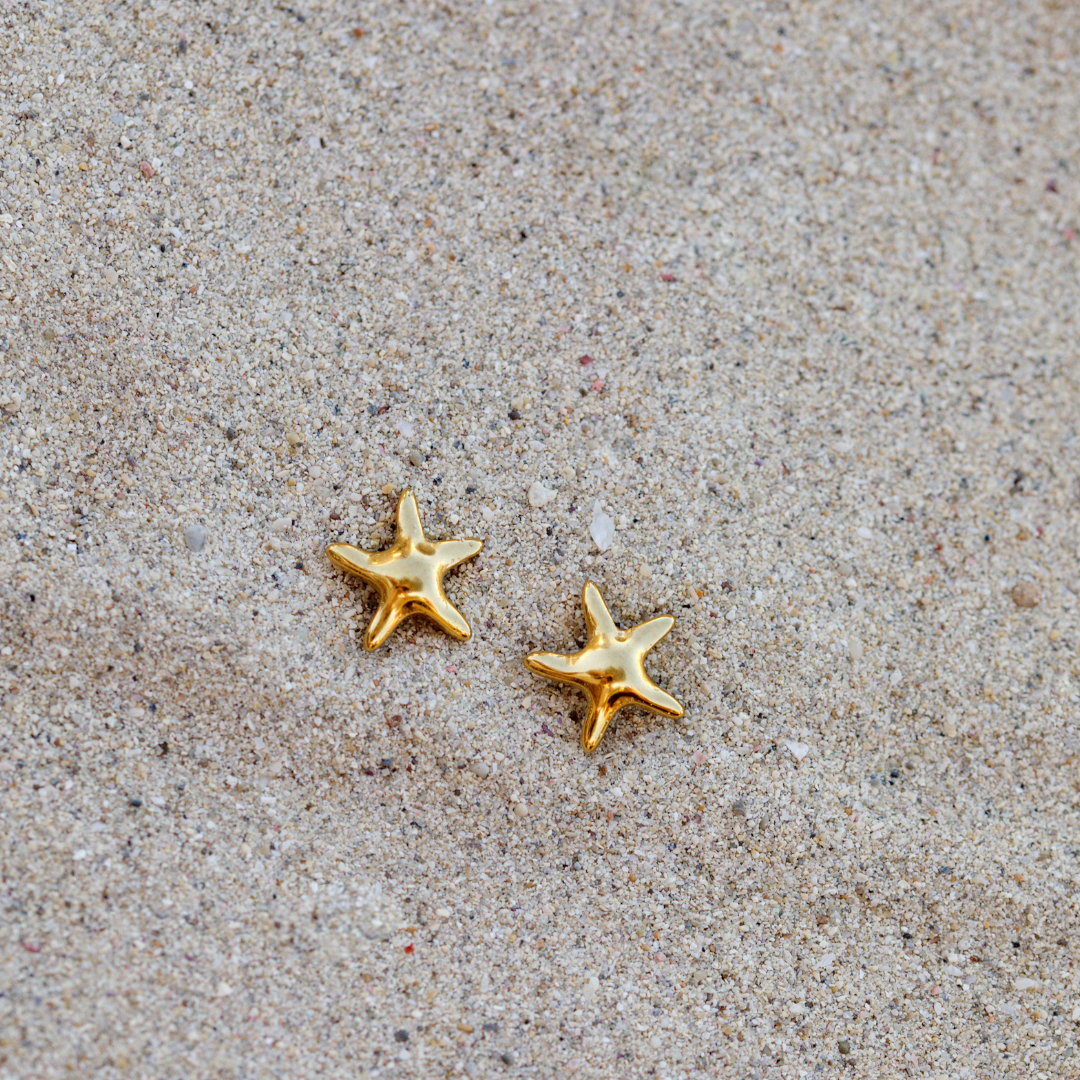 Sea Star Orecchini Oro Rosa