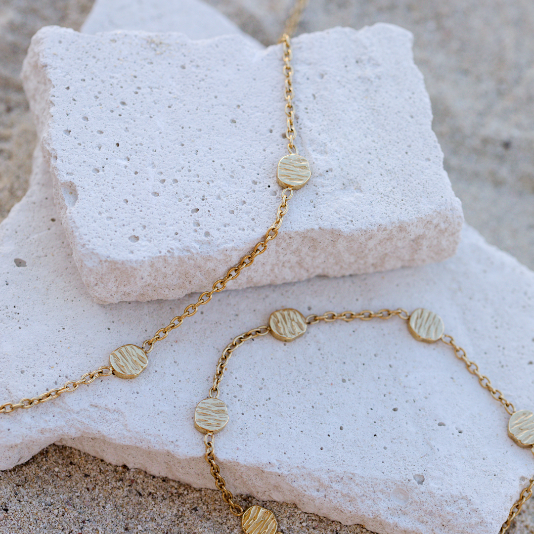 Boho Coin Collana Oro