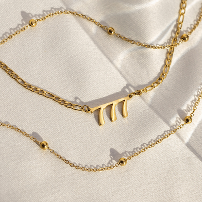 Angel Number Collana Oro