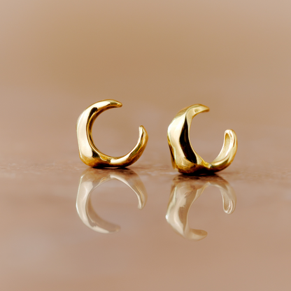 Colorful Conny Ear Cuff Argento