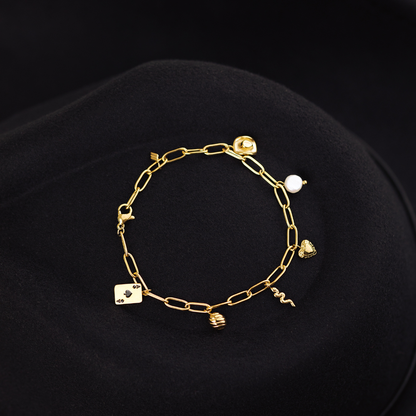 Treasure Box Bracelet Gold