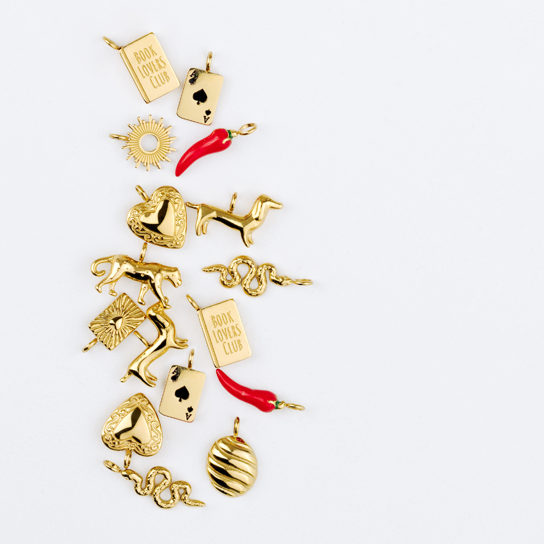 Singapore Chain Charm Necklace Set