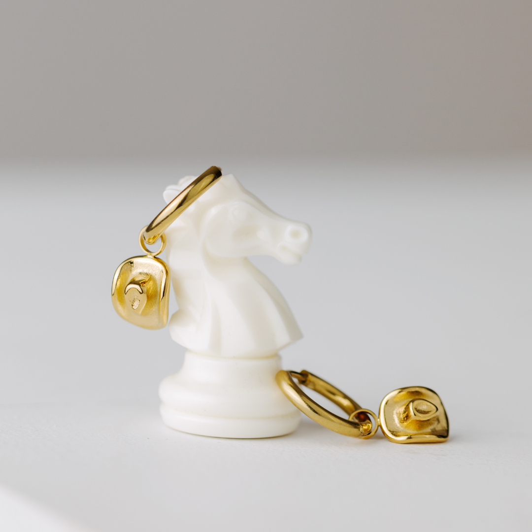 Yeehaw Hoop Set Small Roségold