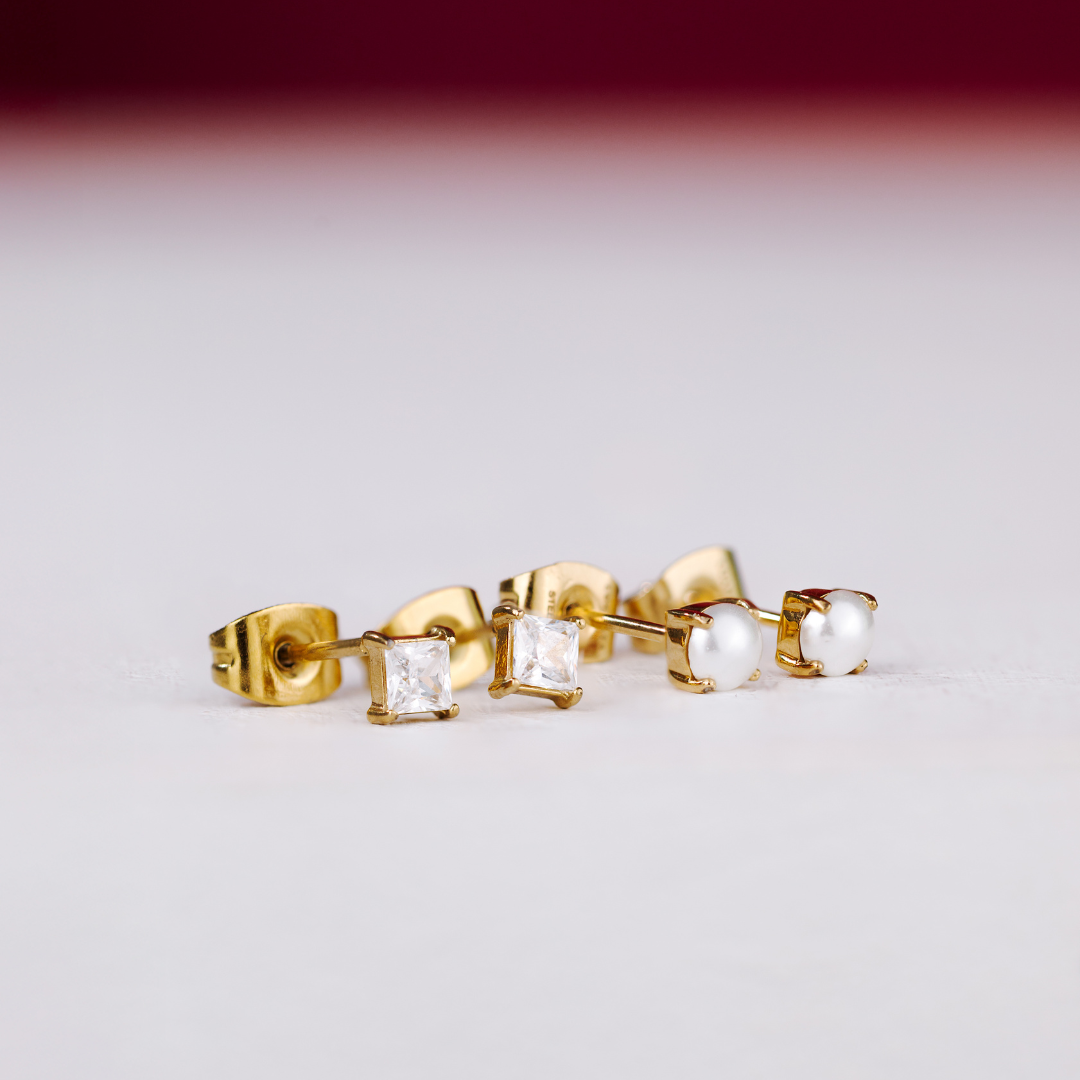 Dream Pearl Studs Roségold