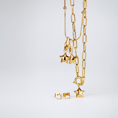 Nova Glimmer Hoop Set Small Roségold