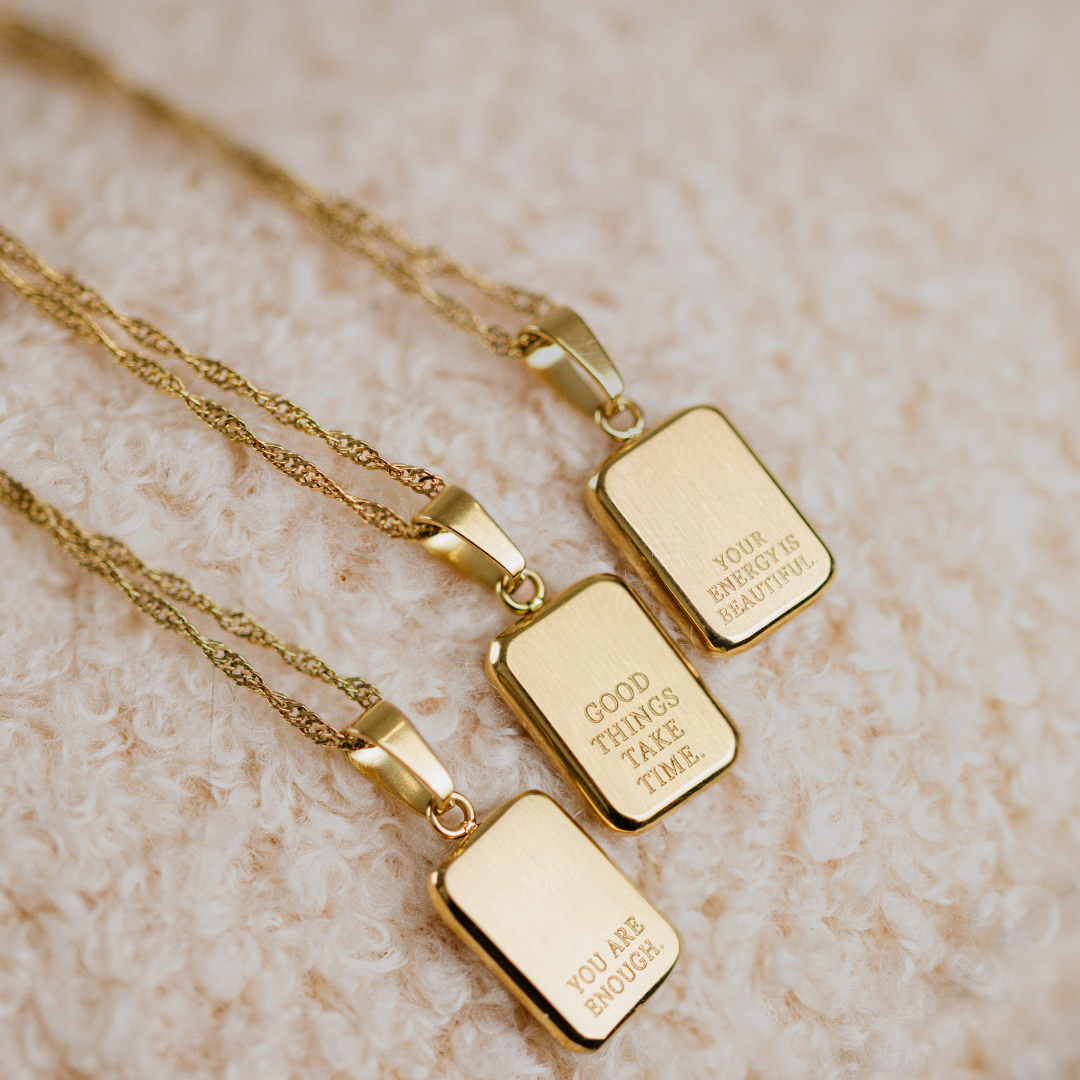 You are enough Collana Oro