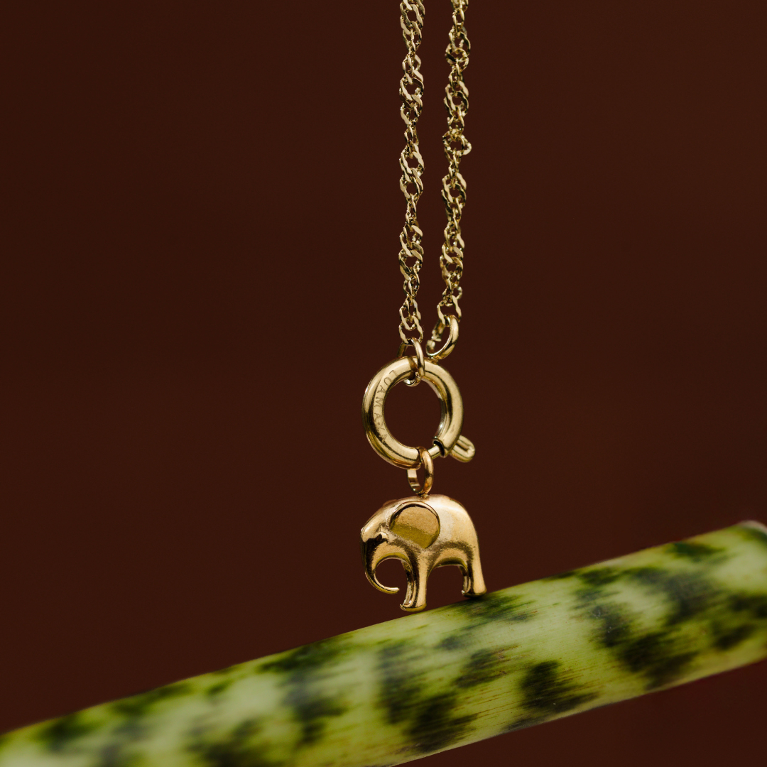 Elephant Singapore Chain Collana Set Oro