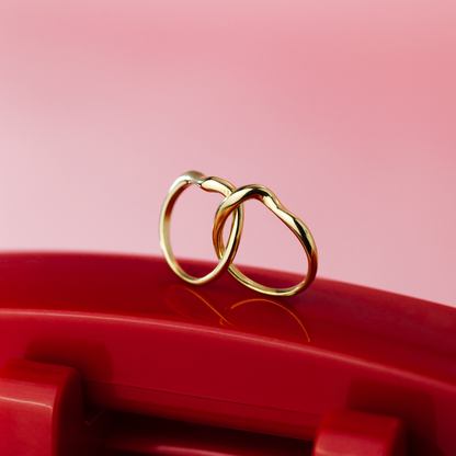 Twinsies Anello Argento