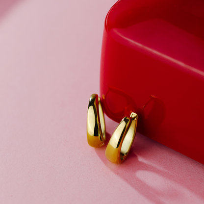 Seeker Orecchini Medium Oro Rosa