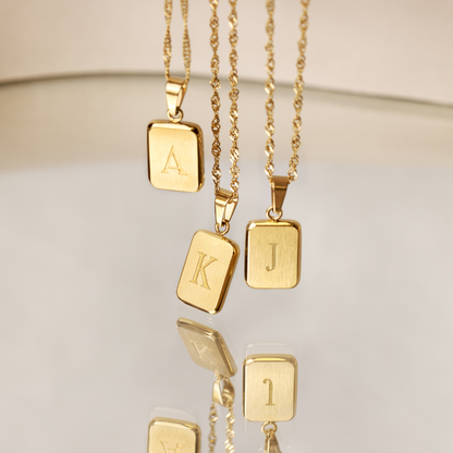 Letter Collana Argento