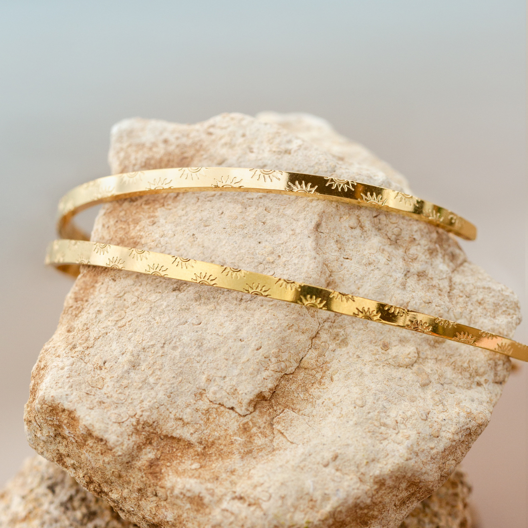 Sun Lover Bangle Argento