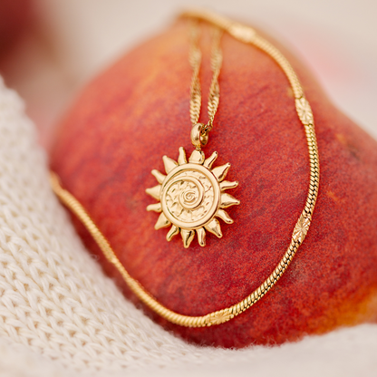 Sun Ray Collana Argento