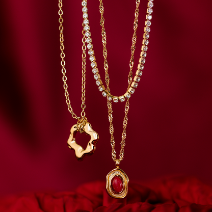 Scarlet Treasure Collana Oro