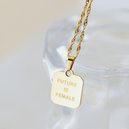 Future is female Collana Oro