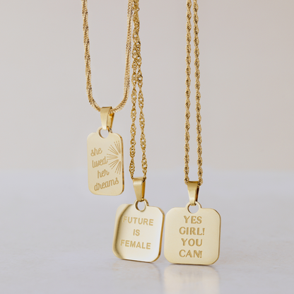 Yes girl! You can! Collana Oro