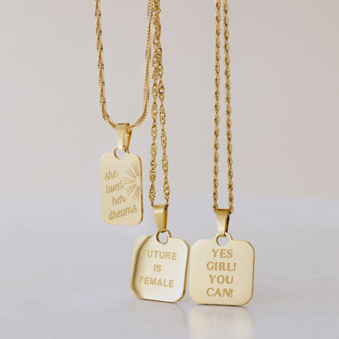 Yes girl! You can! Collana Oro Rosa