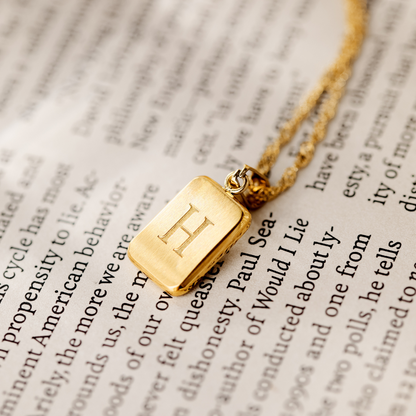 Letter Collana H Oro