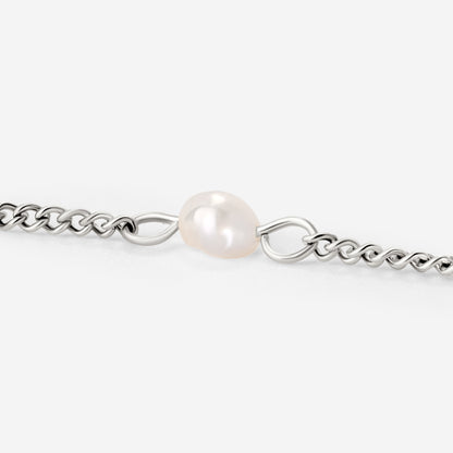 Pearl after Pearl Choker Argento