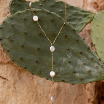 Timeless Pearl Y-Collana Oro