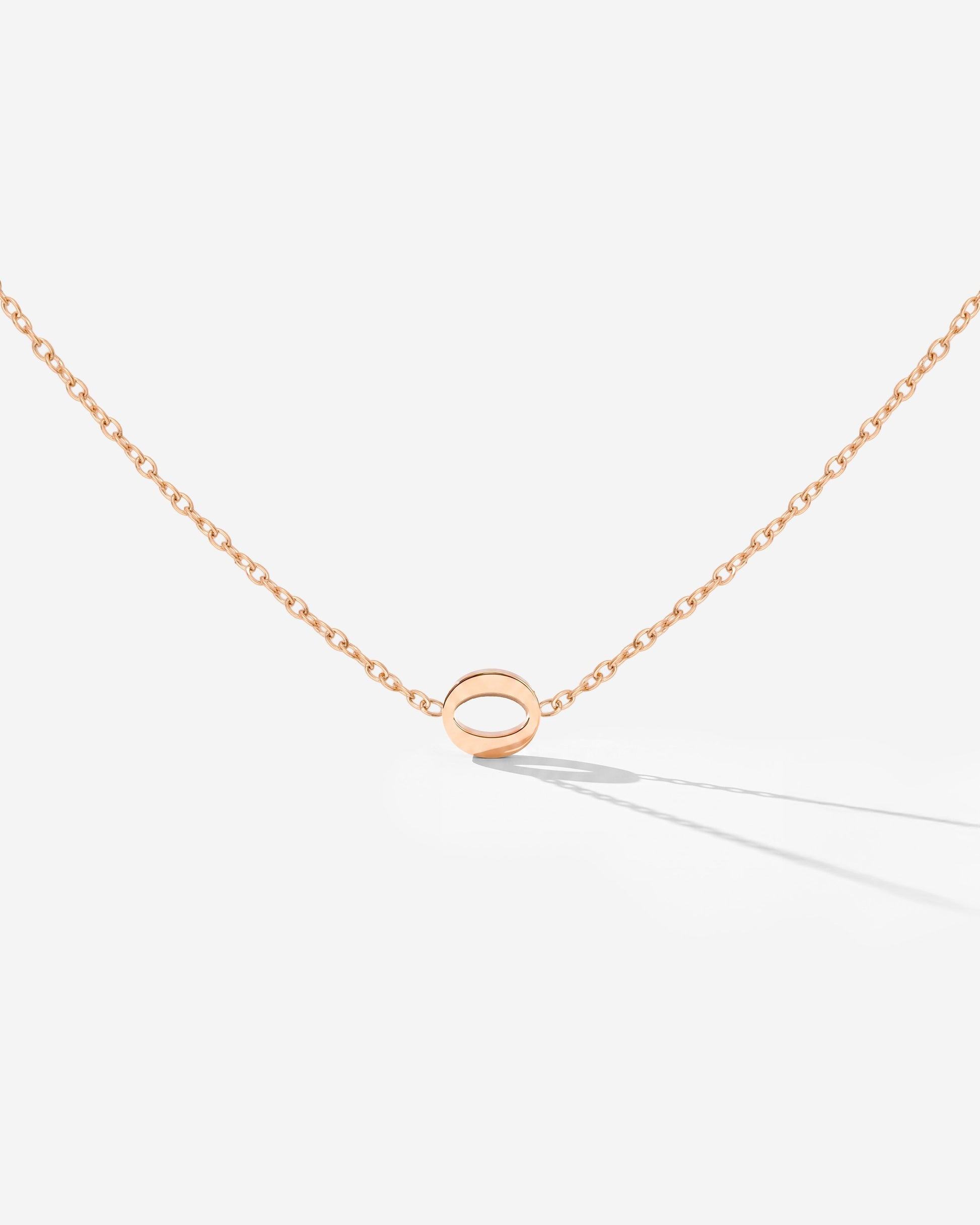 Tiny Letter Necklace