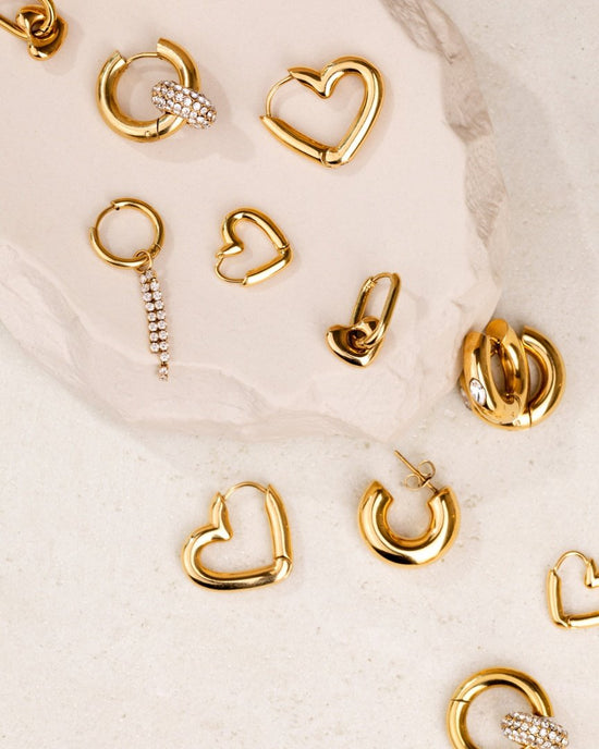 Phat Heart Hoops Small Oro