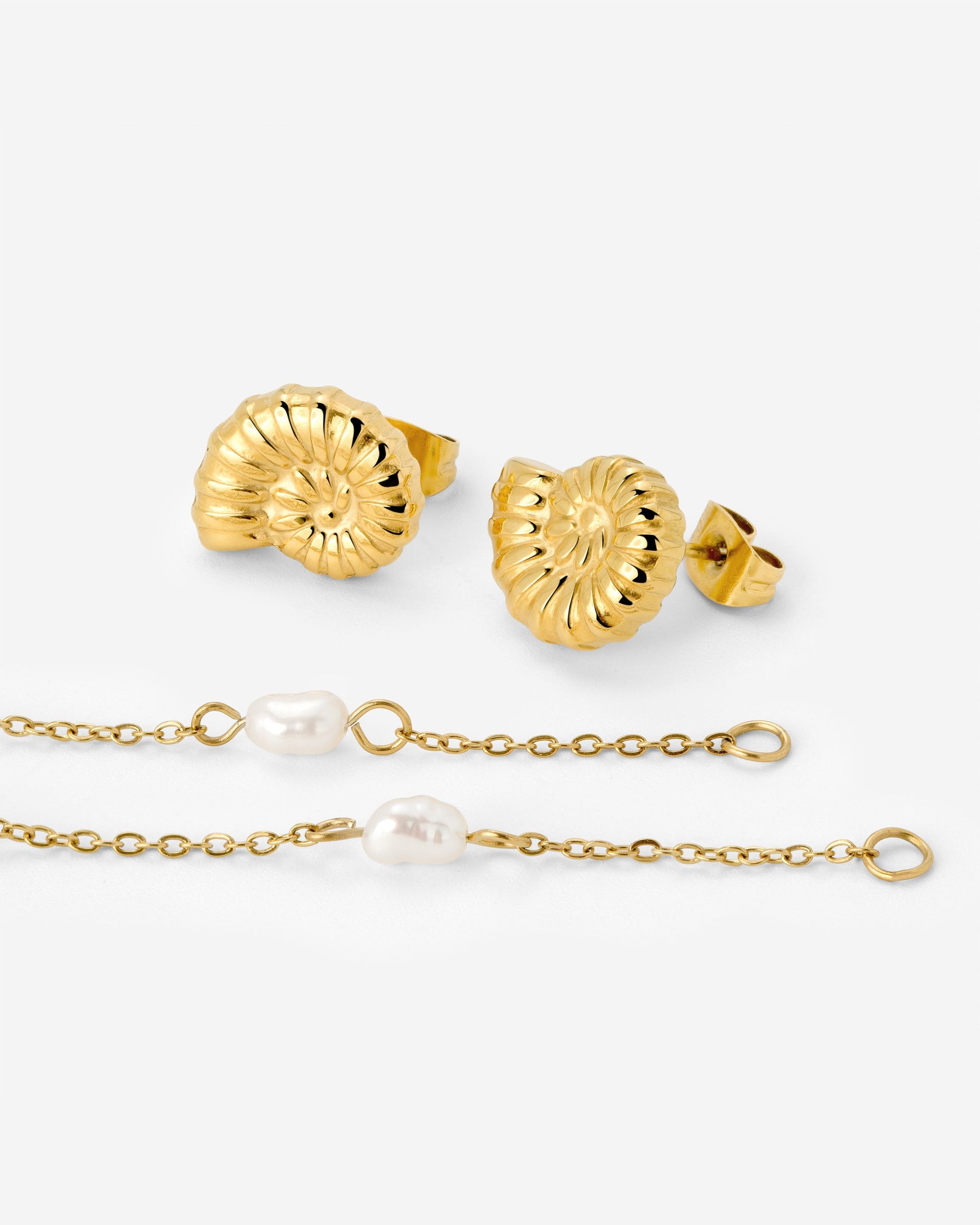 Siren's Spell Pearl Drop Orecchini Oro